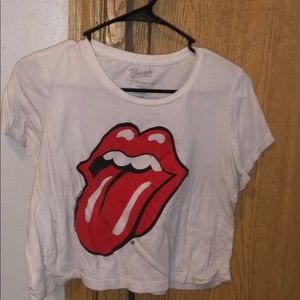 Rolling Stones crop top